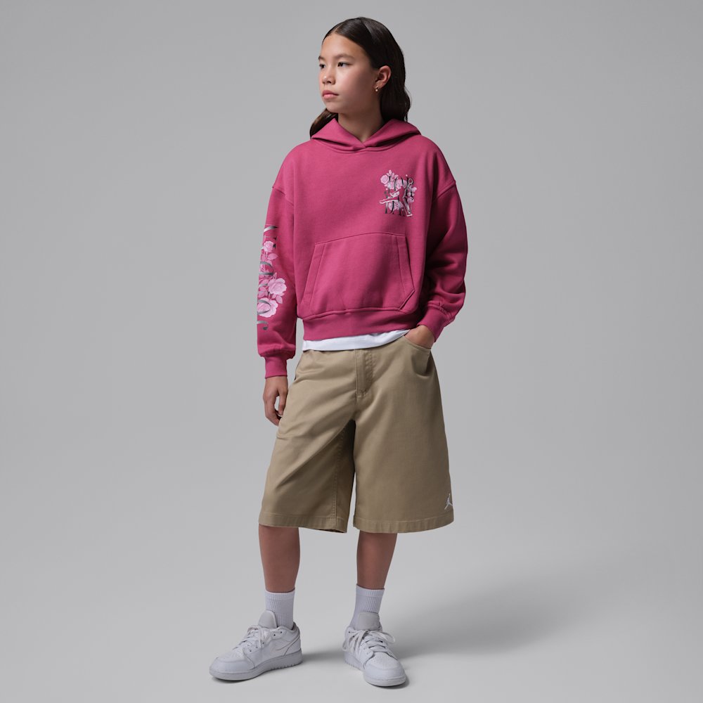 Jordan Jumpman Floral Stack Big Kids' Hoodie