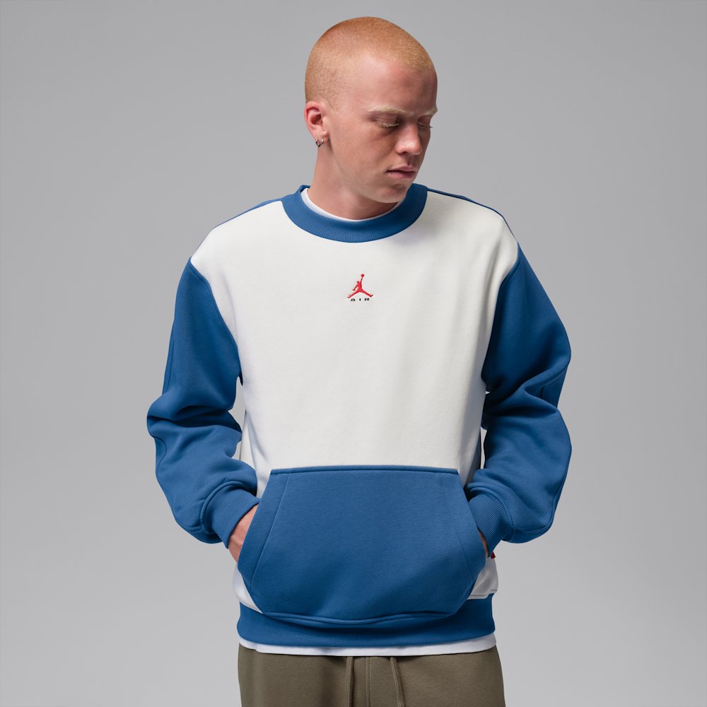 Jordan Brooklyn Men's Fleece Crew-Neck Sweatshirt
