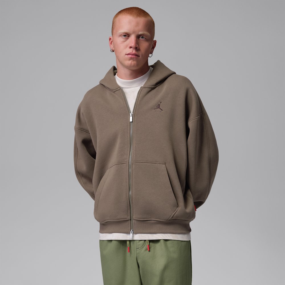Jordan Brooklyn Men's Oversized Fleece Full-Zip Hoodie