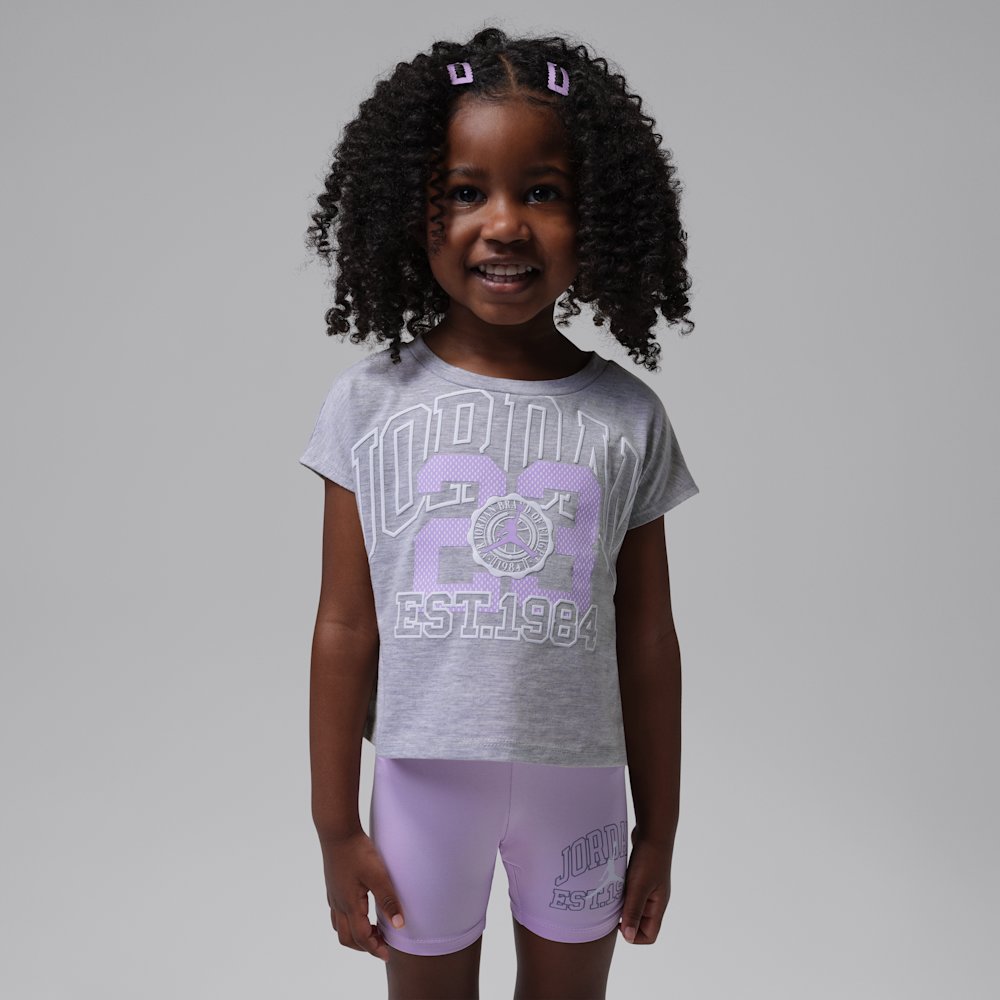 Jordan Toddler Boxy T-Shirt and Bike Shorts Set
