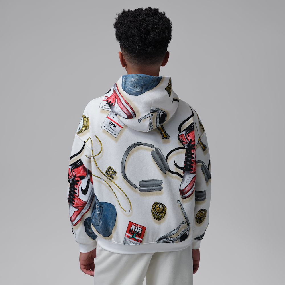 Jordan Mike's Flight Kit Big Kids' Pullover Hoodie