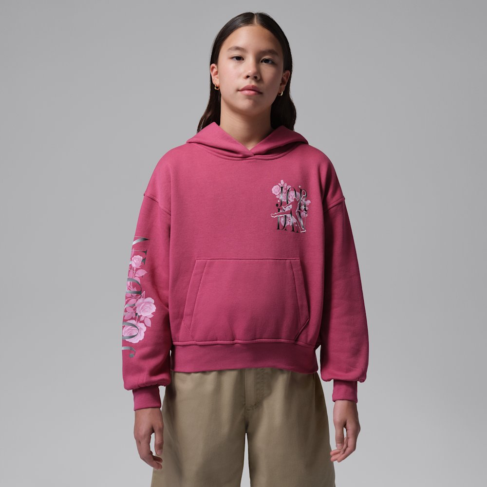 Jordan Jumpman Floral Stack Big Kids' Hoodie