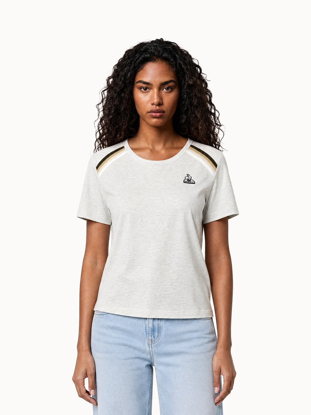Le Coq Sportif Heritage Stripe Women's T-Shirt