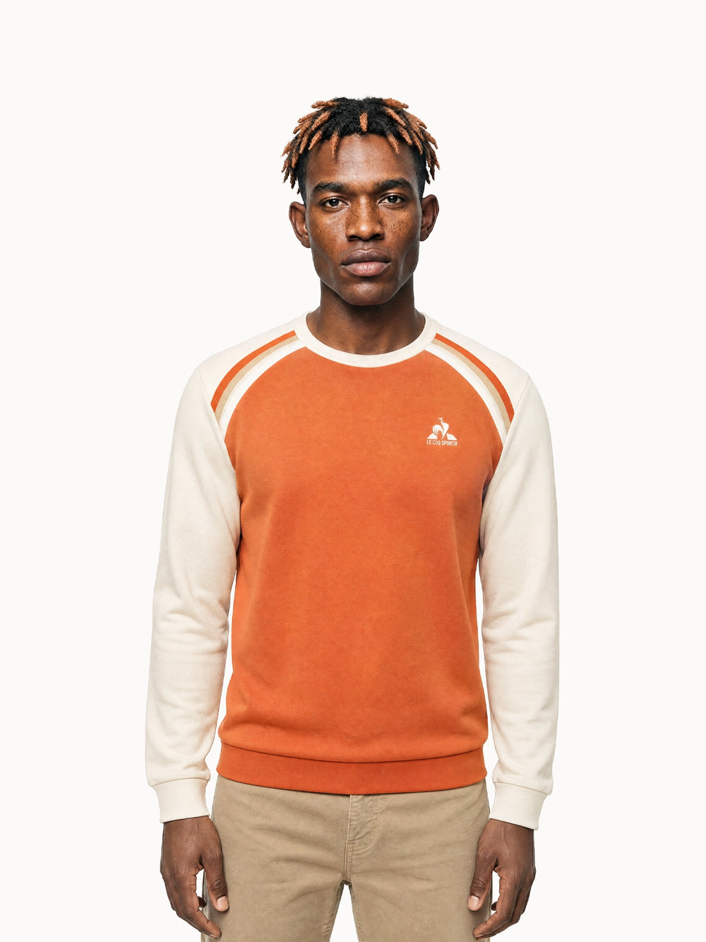 Le Coq Sportif Heritage Stripe Men's Sweatshirt