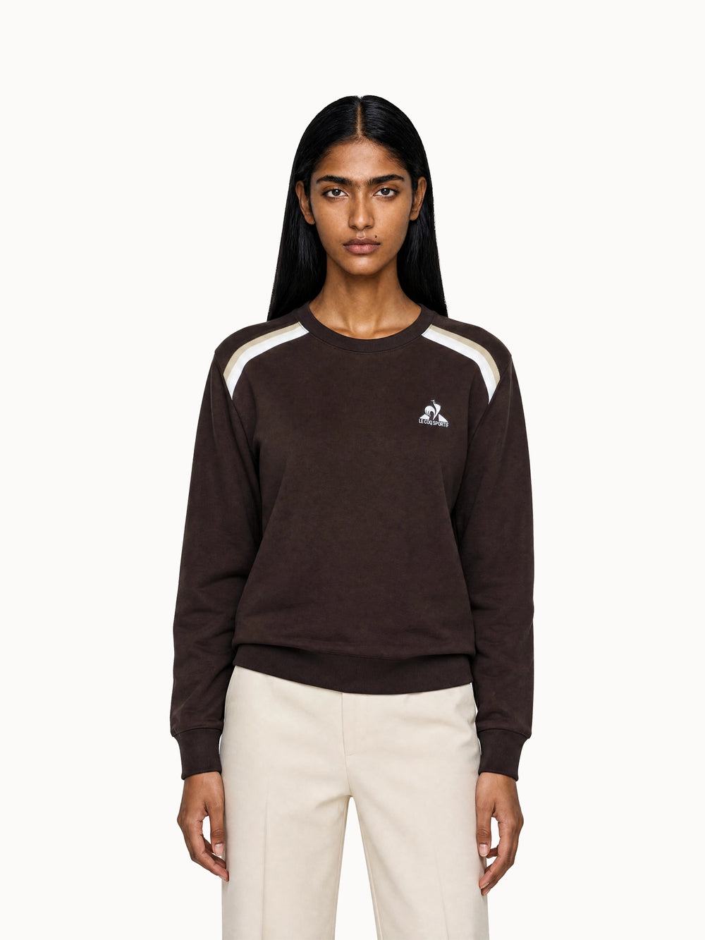 Le Coq Sportif Heritage Stripe Women's Sweatshirt