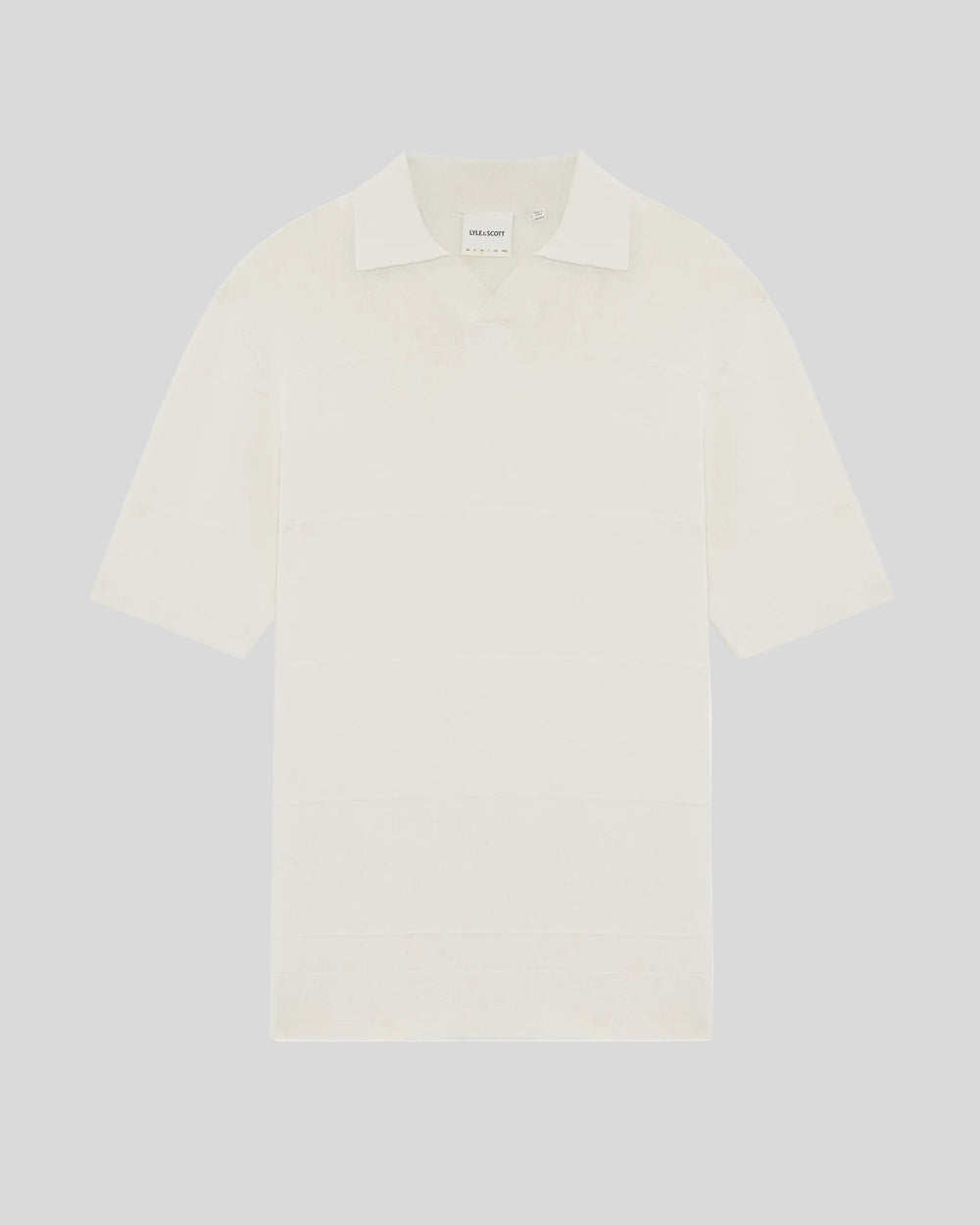 Lyle & Scott Men's Open Collar Knitted Polo Shirt