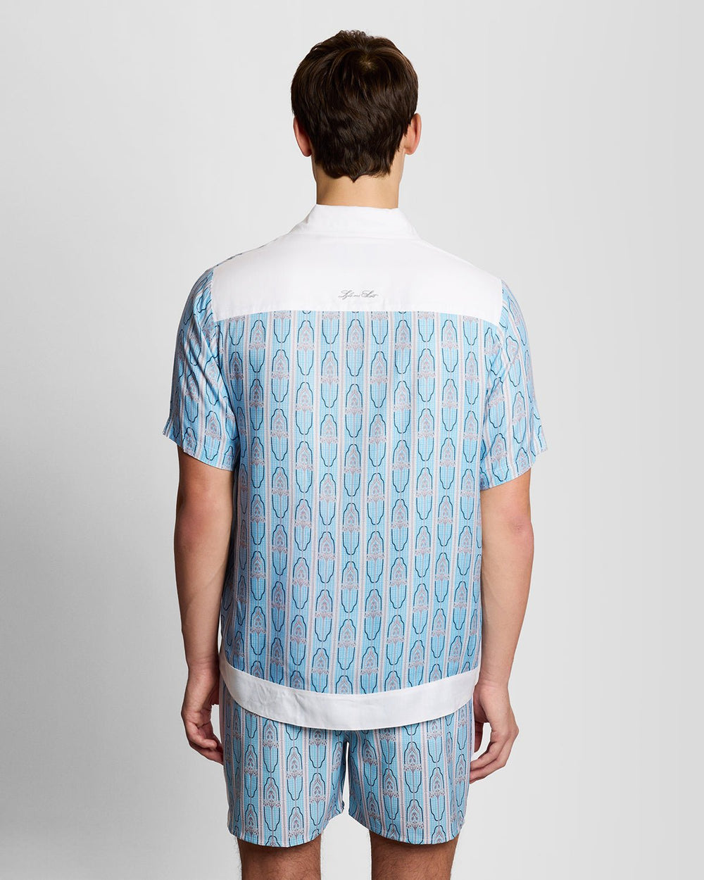 Lyle & Scott Men's Short Sleeve Floral Graphic Shirt