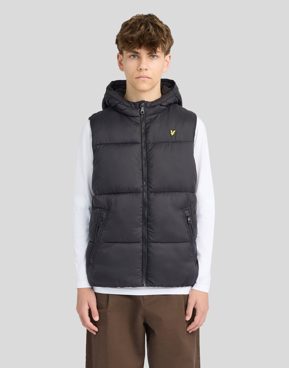 Lyle & Scott Big Kids' Fleece Lined Padded Gilet