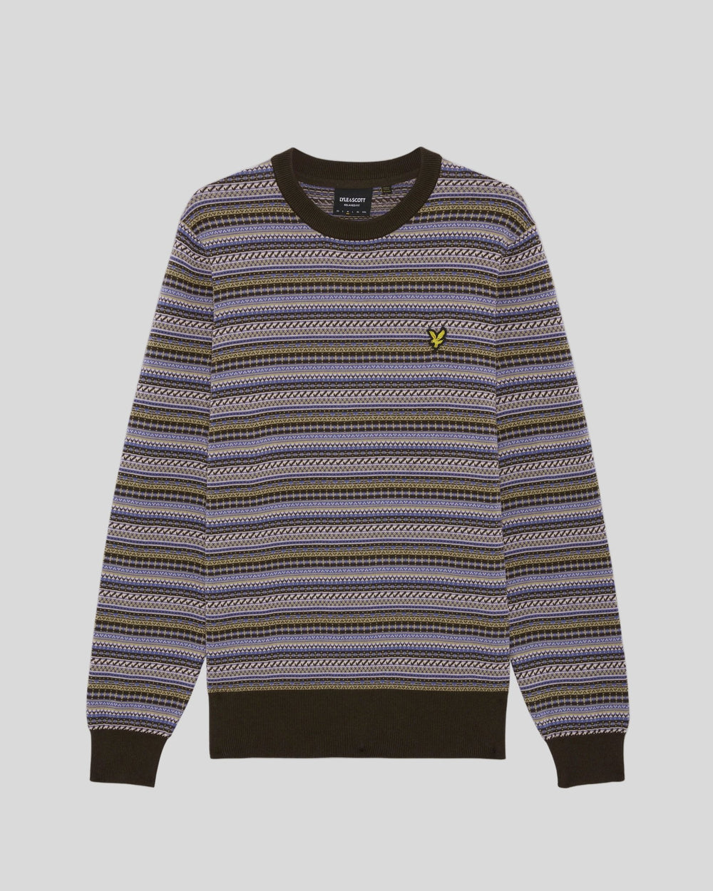 Lyle & Scott Men's Fair Isle Crew Neck Jumper
