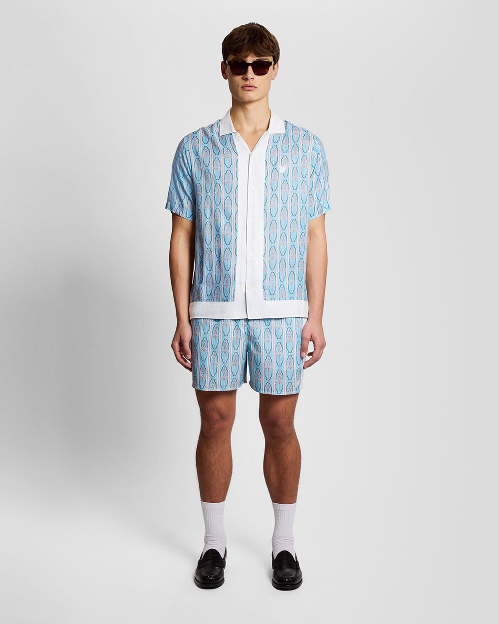Lyle & Scott Men's Short Sleeve Floral Graphic Shirt