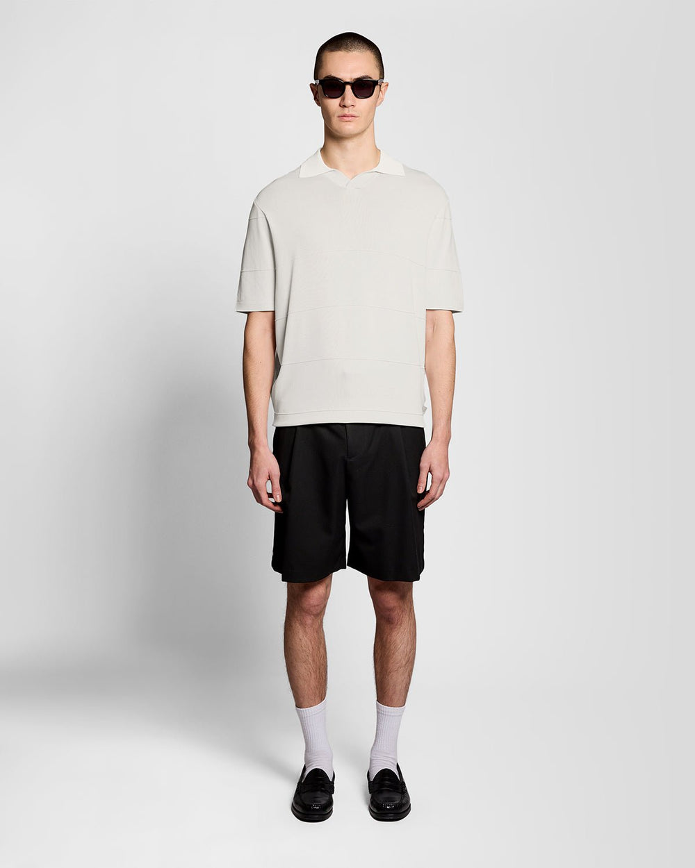 Lyle & Scott Men's Open Collar Knitted Polo Shirt
