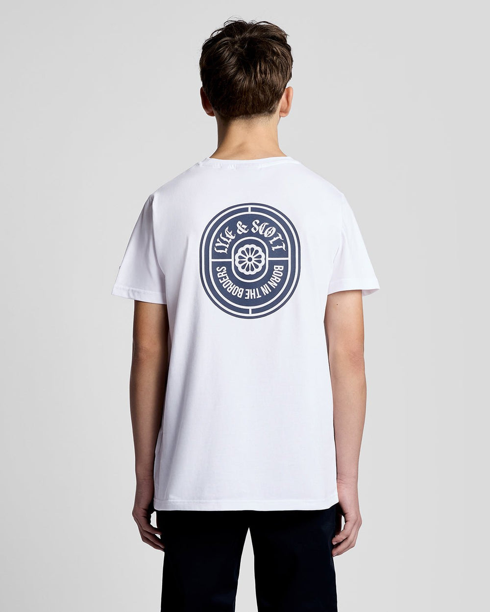 Lyle & Scott Big Kids' Graphic Badge T-Shirt