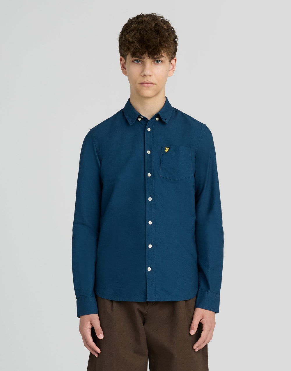 Lyle & Scott Big Kids' Cotton Button Down Oxford Shirt