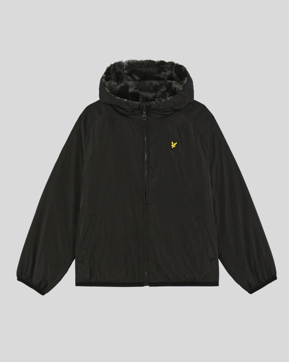 Lyle & Scott Big Kids' Reversible Print Fleece Jacket
