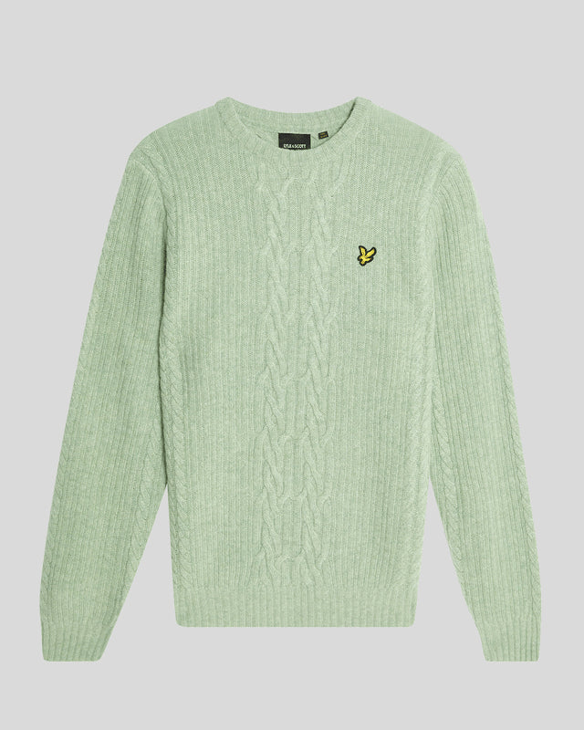 Lyle & Scott Men's Ribbed Cable Knit Jumper