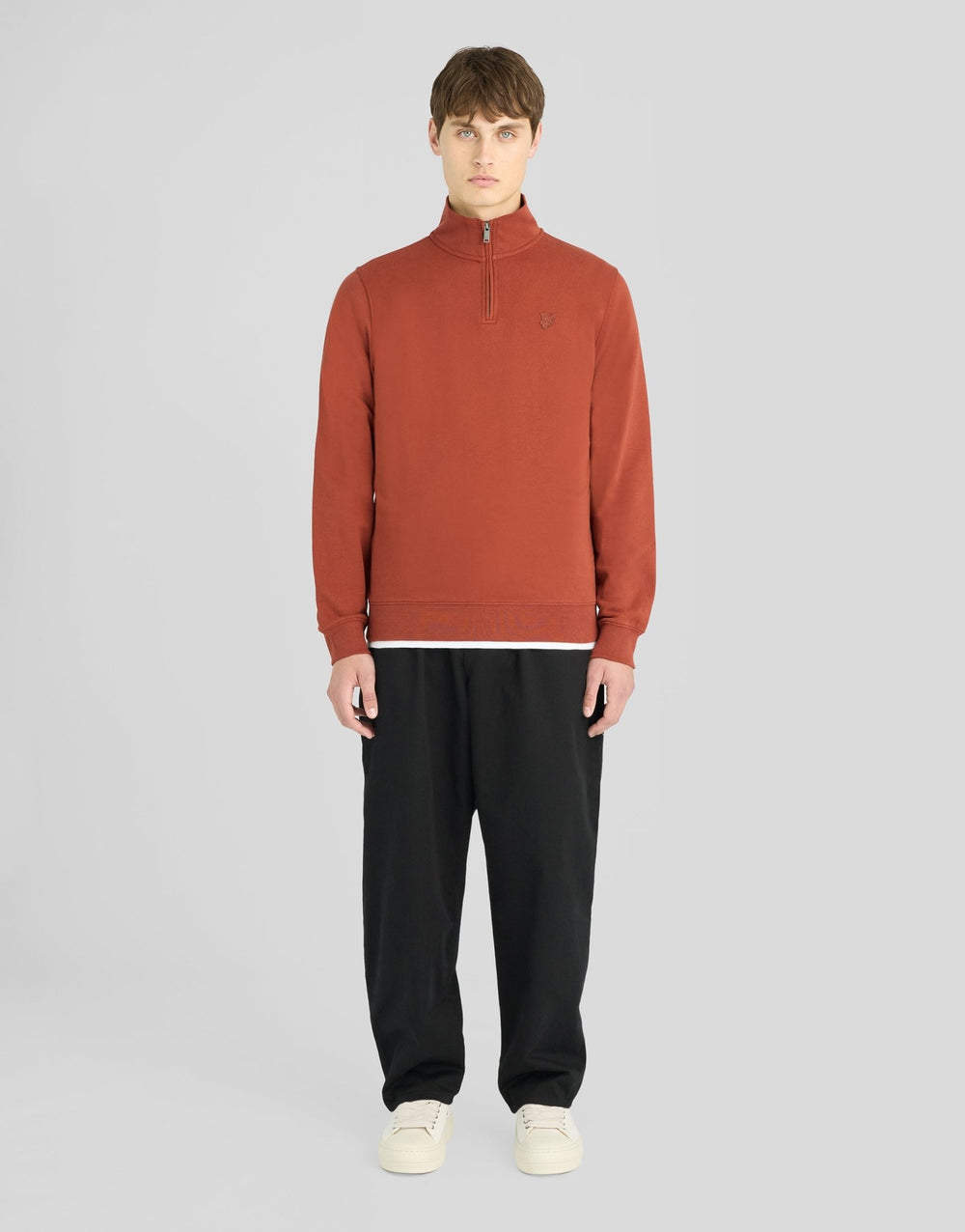 Lyle & Scott Men's Superfine Cotton 1/4 Zip Sweatshirt