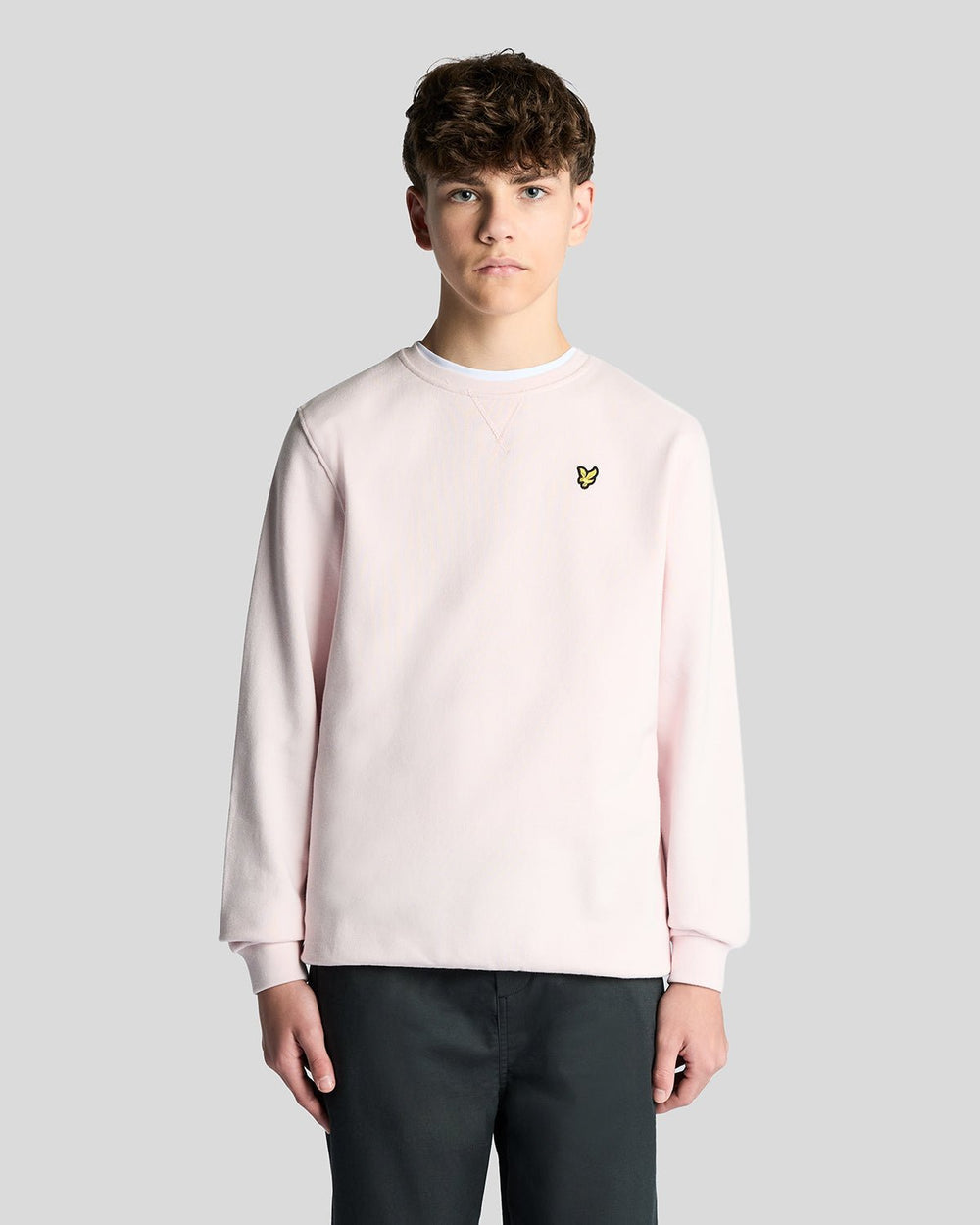 Lyle & Scott Big Kids' Cotton Crew Neck Sweatshirt