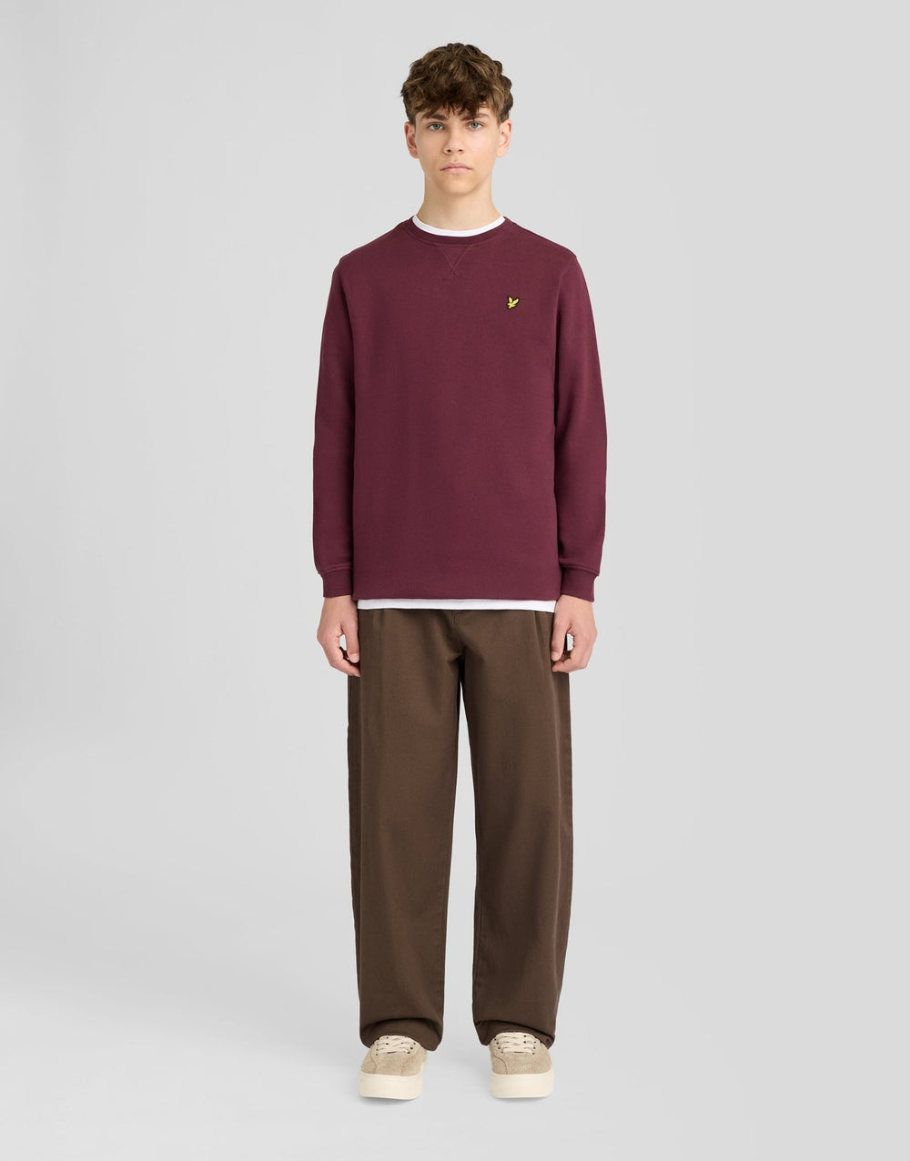 Lyle & Scott Big Kids' Classic Crew Neck Sweatshirt