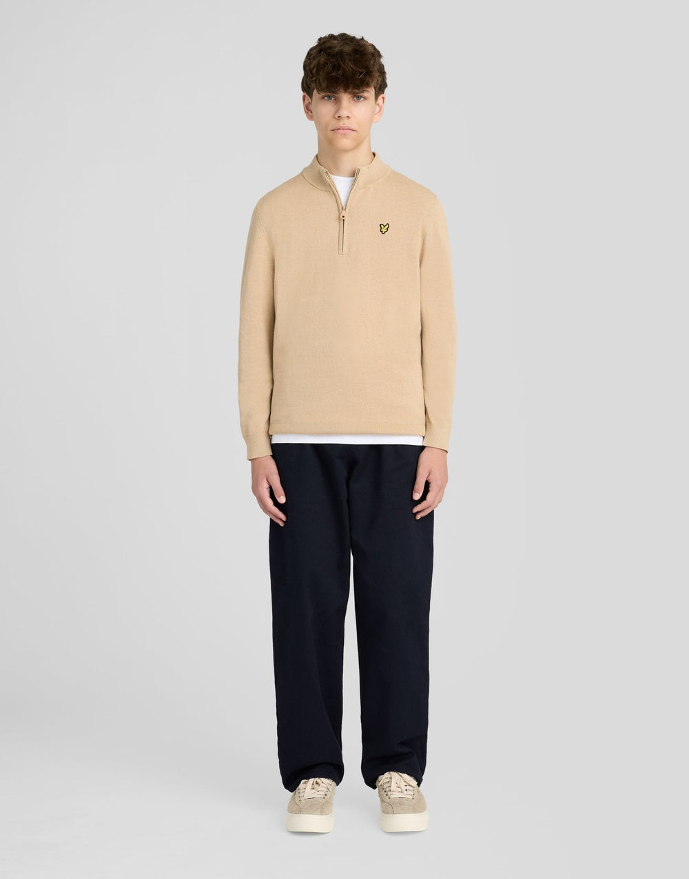 Lyle & Scott Big Kids' 1/4 Zip Jumper