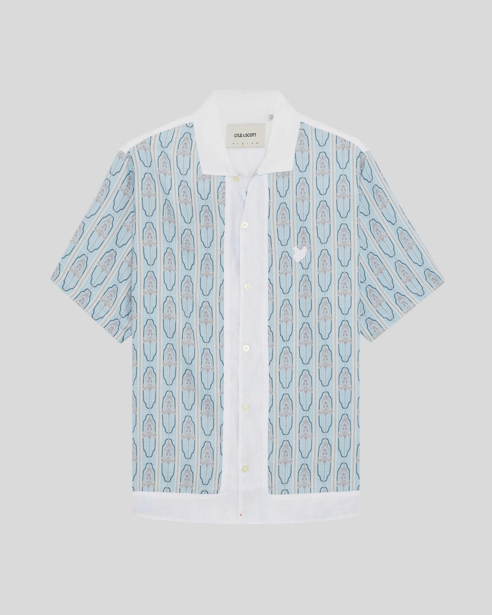 Lyle & Scott Men's Short Sleeve Floral Graphic Shirt