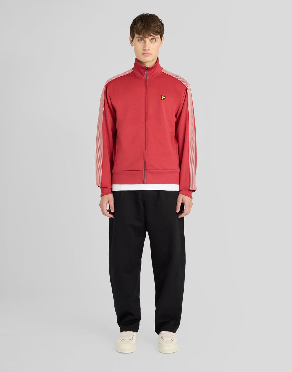 Lyle & Scott Sports Men's Striped Taped Track Jacket