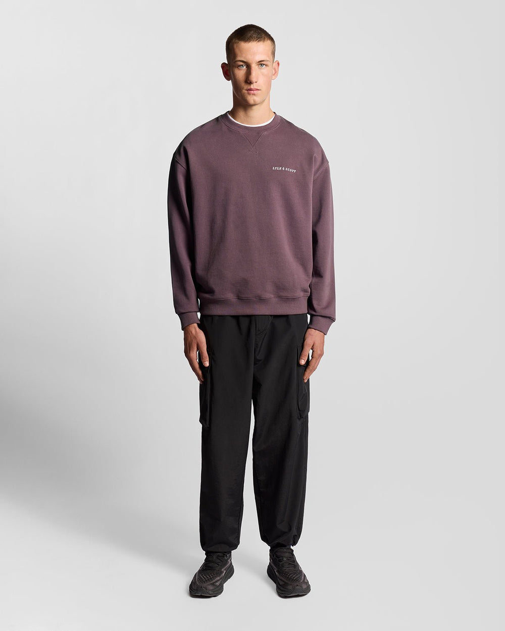 Lyle & Scott Men's Script Brushback Fleece Sweatshirt