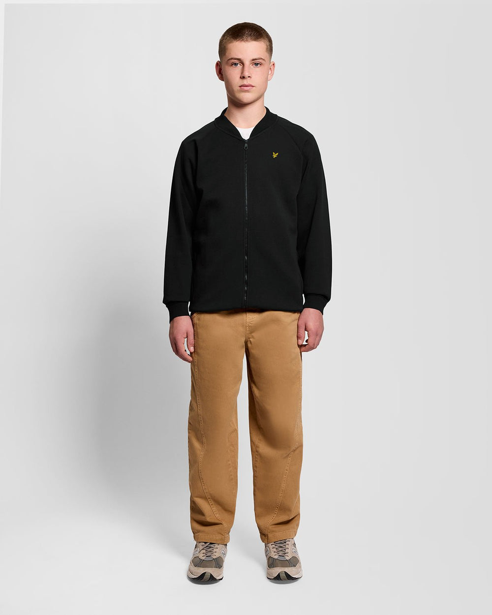 Lyle & Scott Big Kids' Cotton Blend Bomber Jacket
