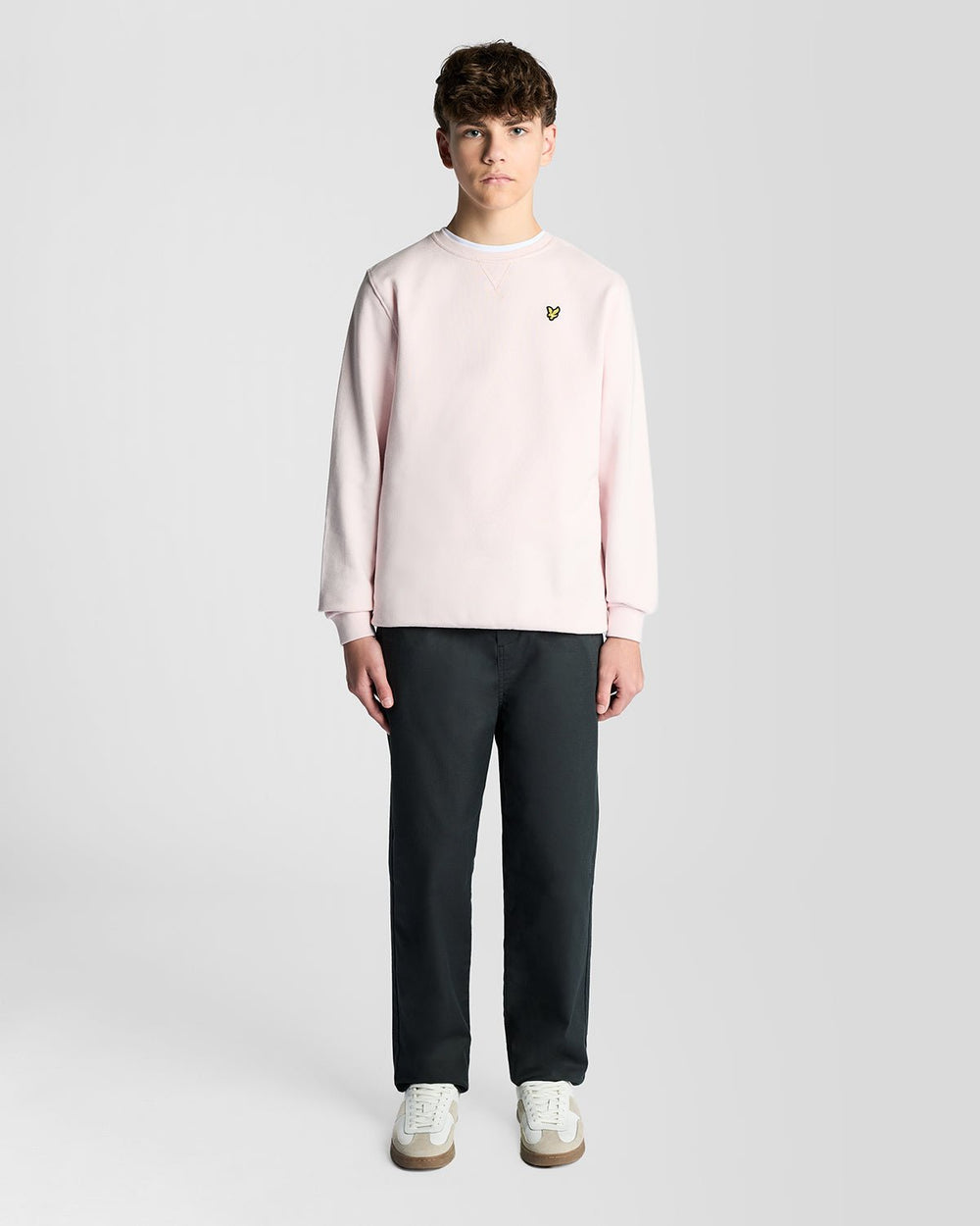 Lyle & Scott Big Kids' Cotton Crew Neck Sweatshirt