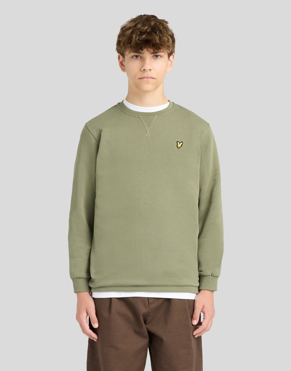 Lyle & Scott Big Kids' Cotton Crew Neck Sweatshirt