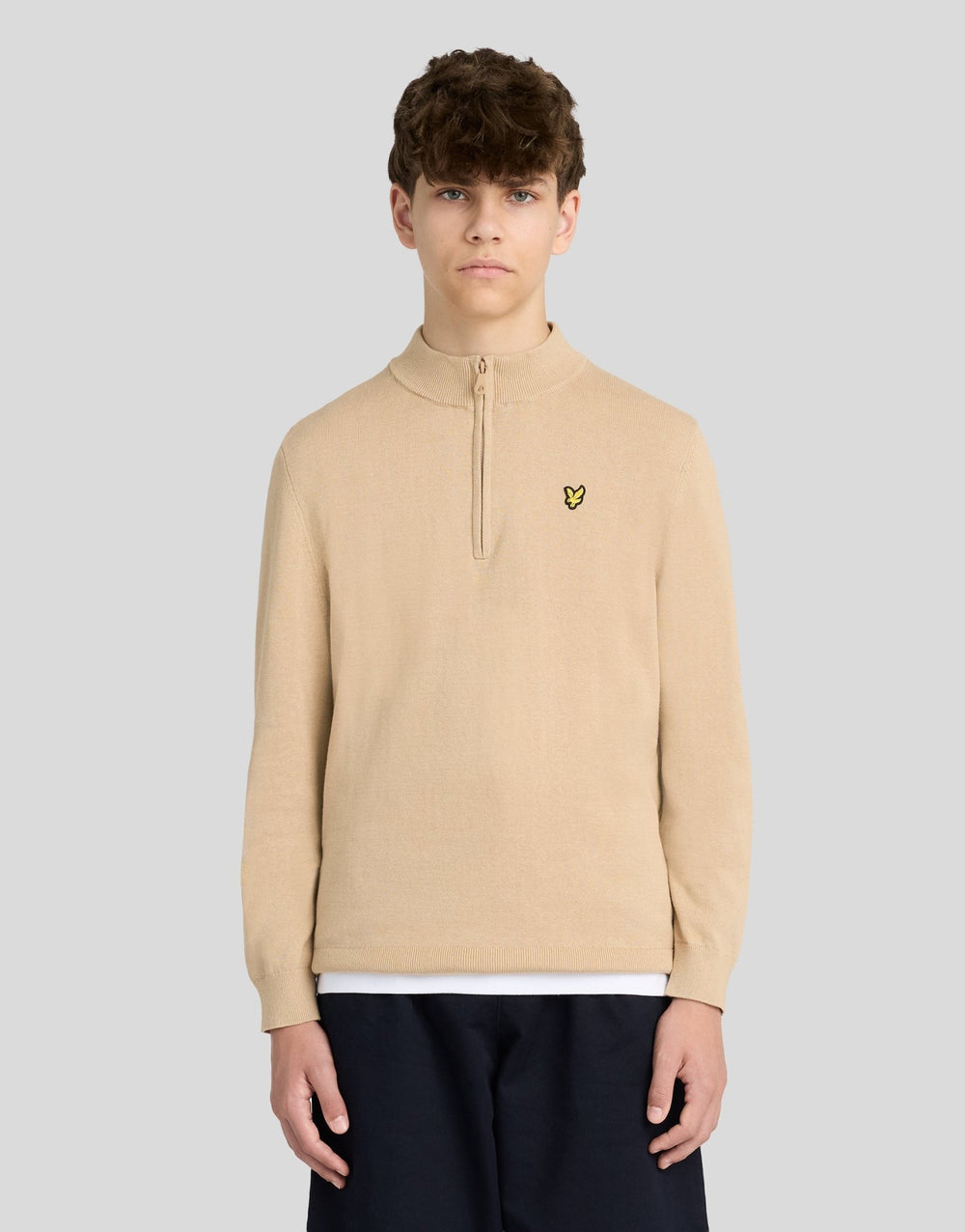 Lyle & Scott Big Kids' 1/4 Zip Jumper