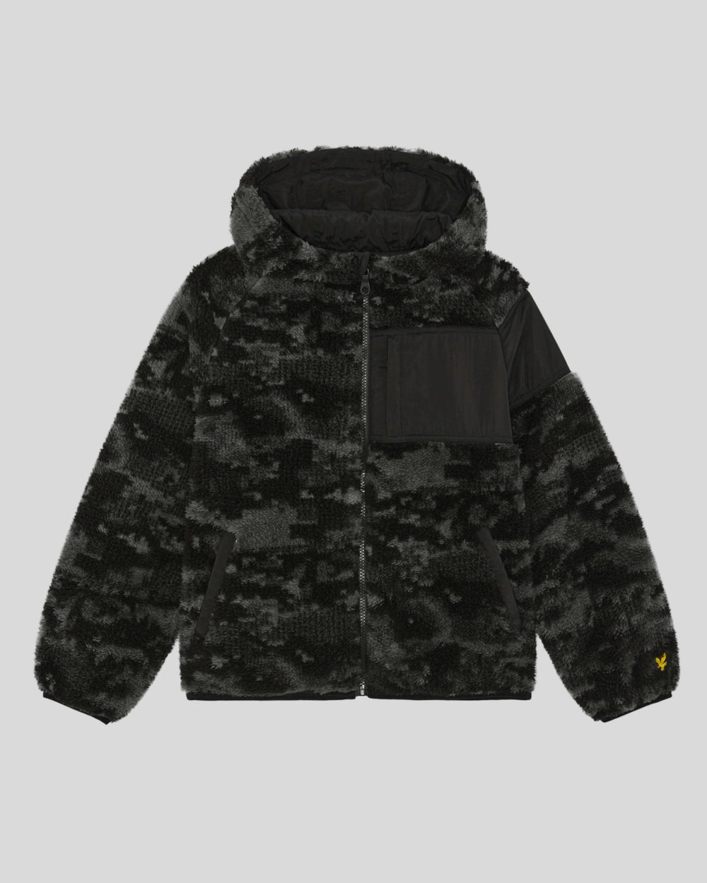 Lyle & Scott Big Kids' Reversible Print Fleece Jacket