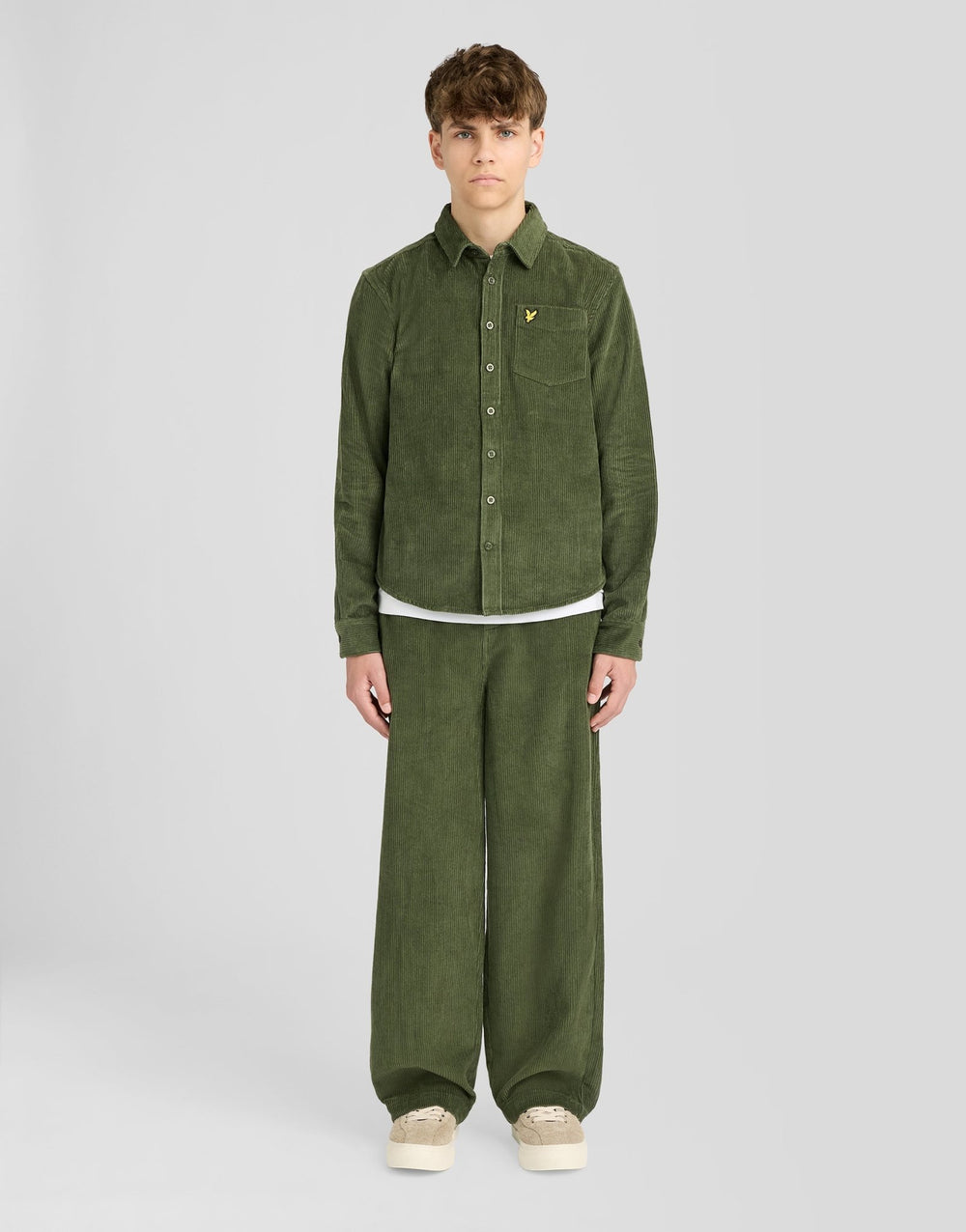 Lyle & Scott Big Kids' Straight Leg Corduroy Trousers