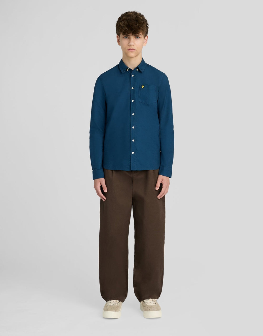 Lyle & Scott Big Kids' Cotton Button Down Oxford Shirt