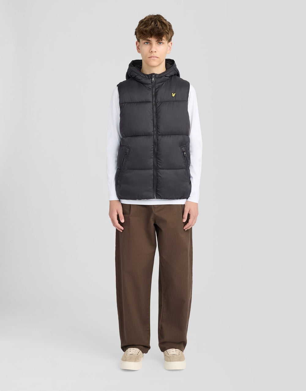 Lyle & Scott Big Kids' Fleece Lined Padded Gilet