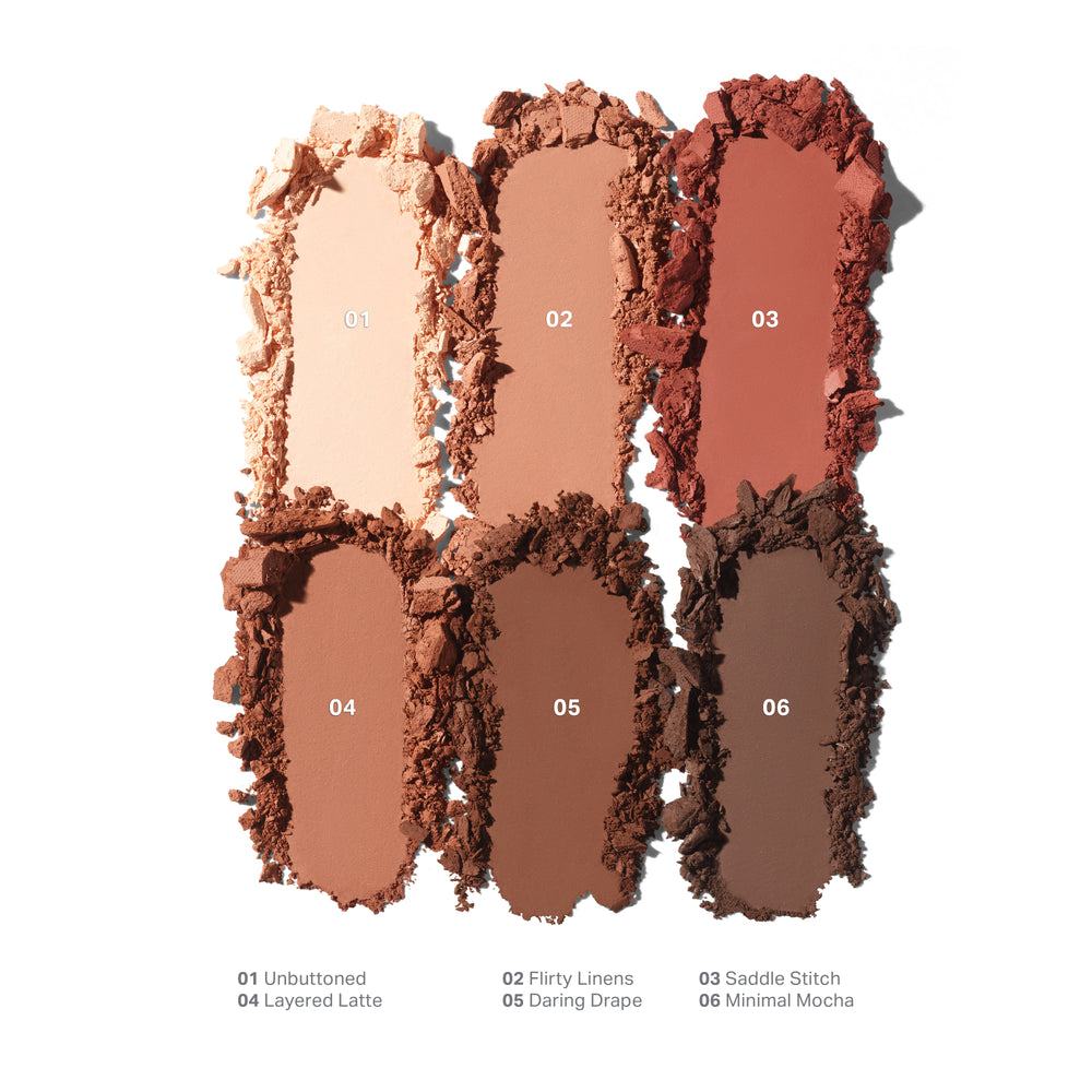 Morphe ChromaPlus 6-Pan Eyeshadow Palette, Shade Tailored Nudes