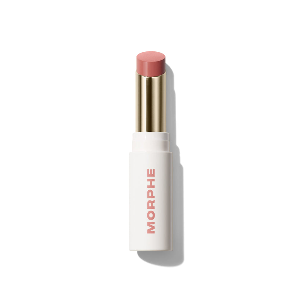 Morphe Liplock Glossy Lipstick, Shade Caught Rose