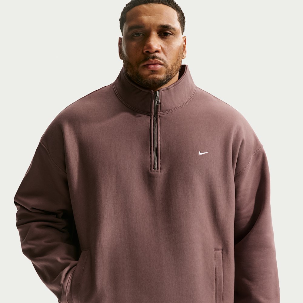 Nike Solo Swoosh Men's Fleece Quarter-Zip Top