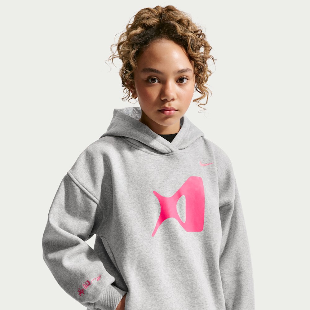 Nike A'ja Wilson Club Fleece Big Kids' Basketball Hoodie