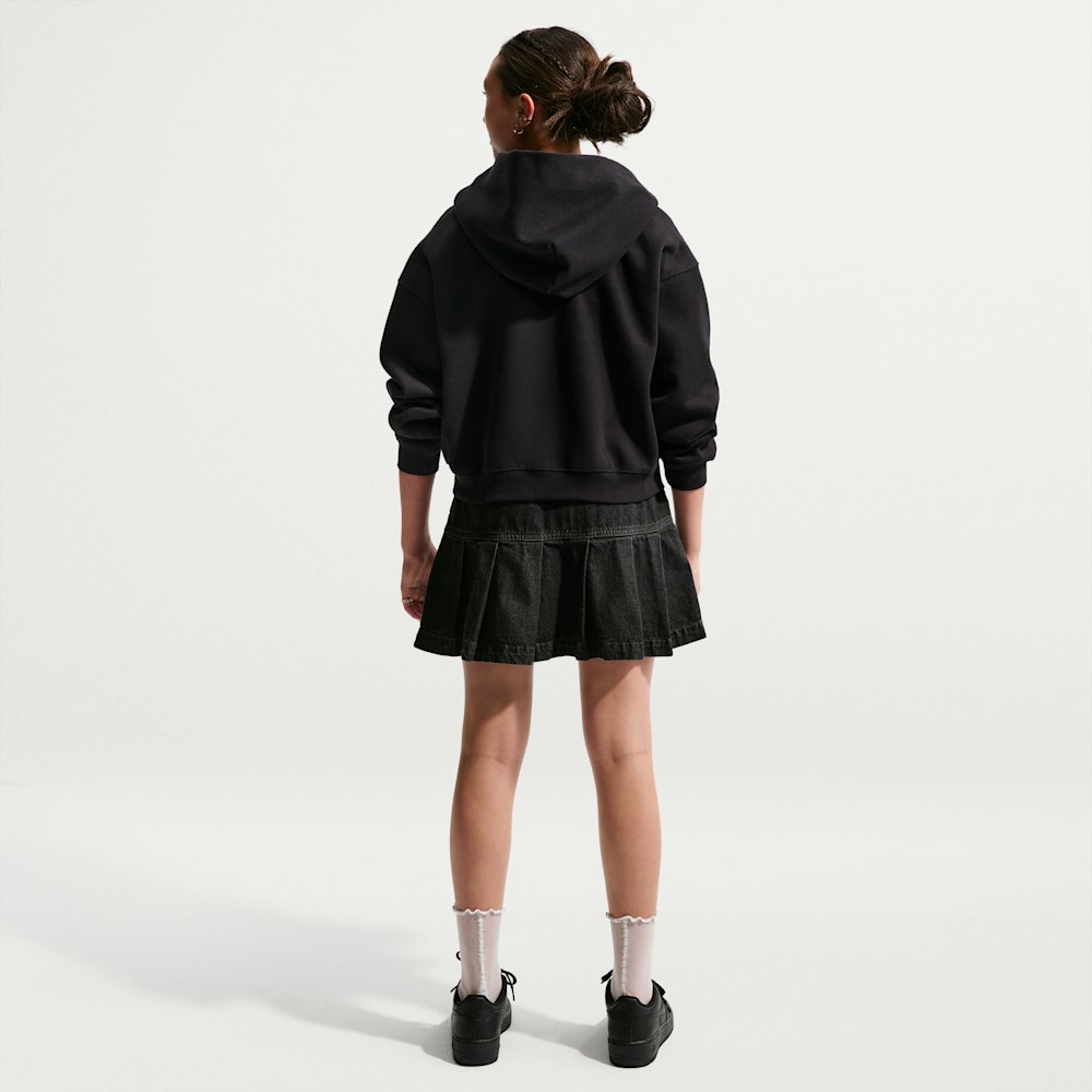 Nike Sportswear Big Kids' (Girls') Denim Pleated Skirt