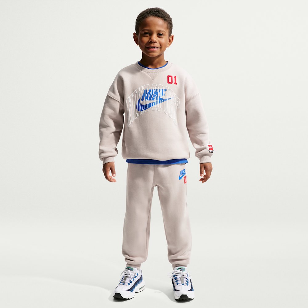 Nike Sportswear Little Kids' Multisport 2-Piece Fleece Crew Set