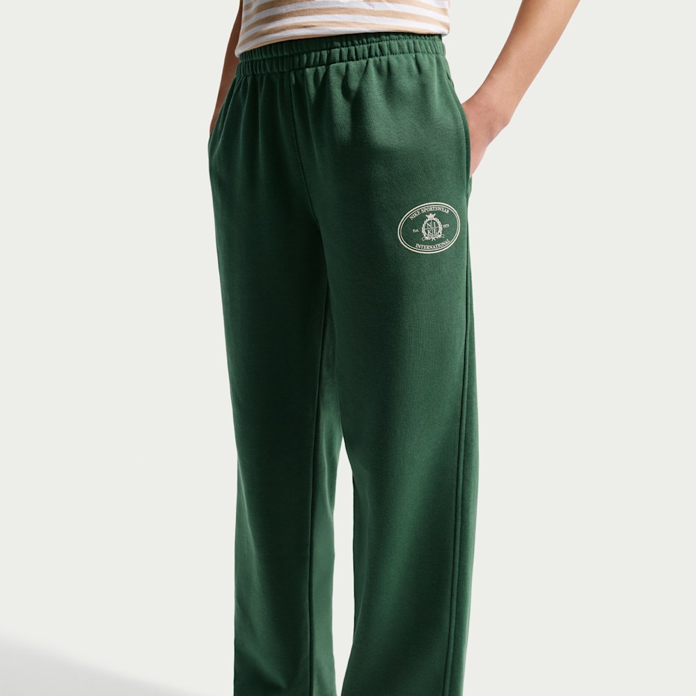 Nike Sportswear Club Big Kids' French Terry Open-Hem Pants