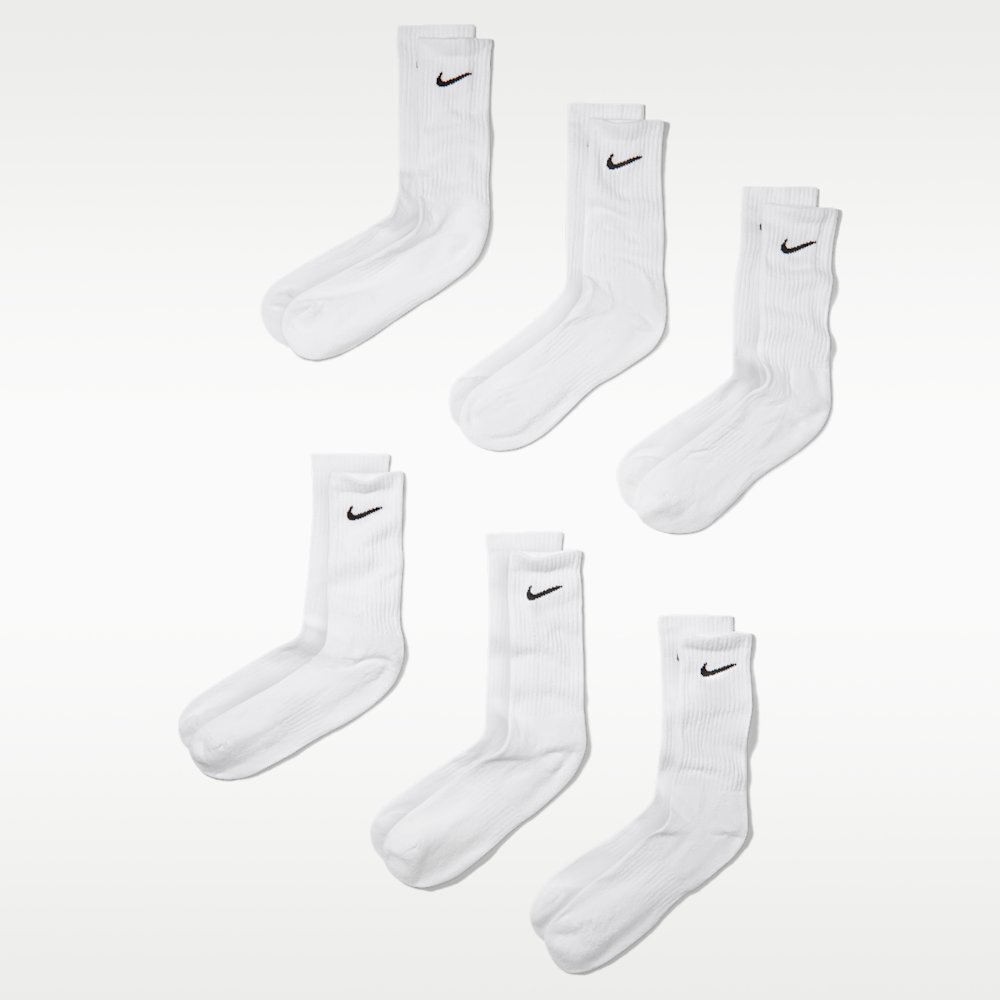 Nike Everyday Cushioned Training Crew Socks (6 Pairs)