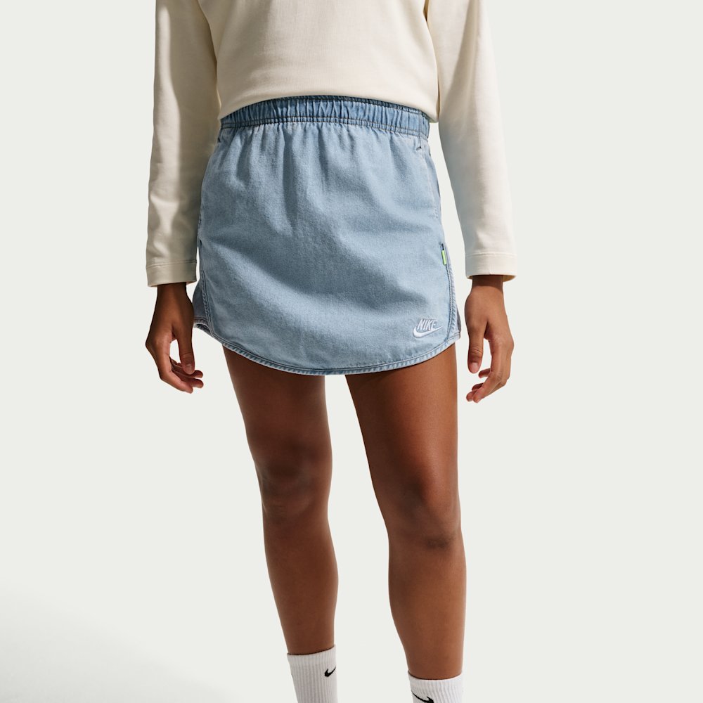 Nike Sportswear Collection Big Kids' (Girls') Denim Skirt
