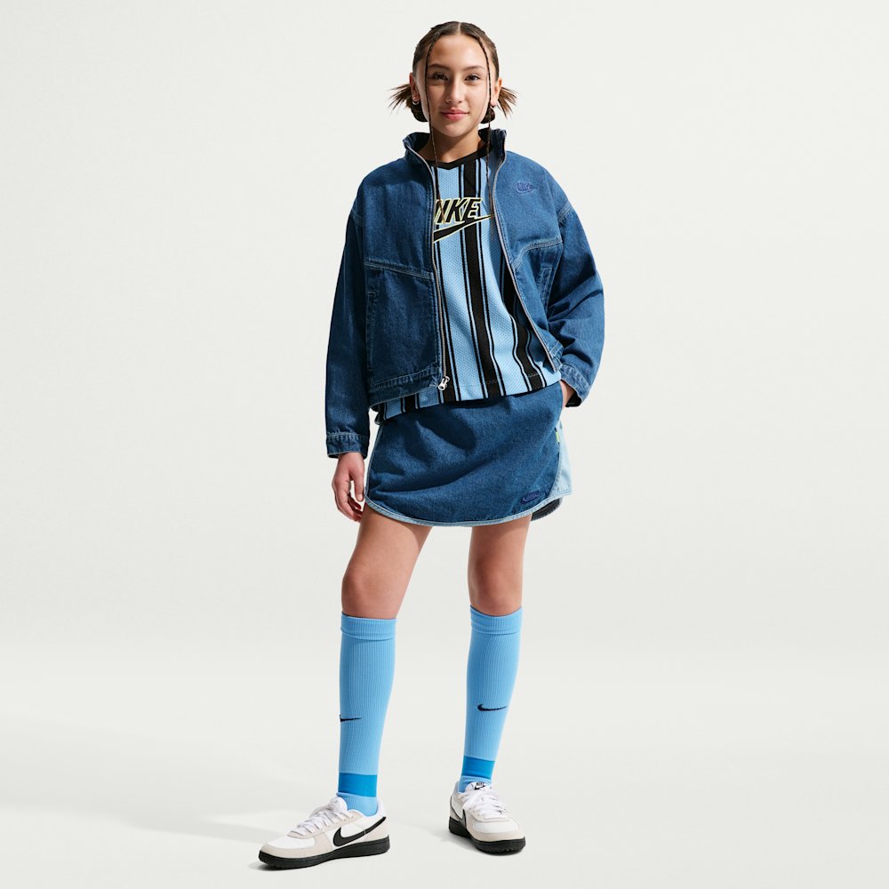 Nike Sportswear Collection Big Kids' (Girls') Denim Skirt