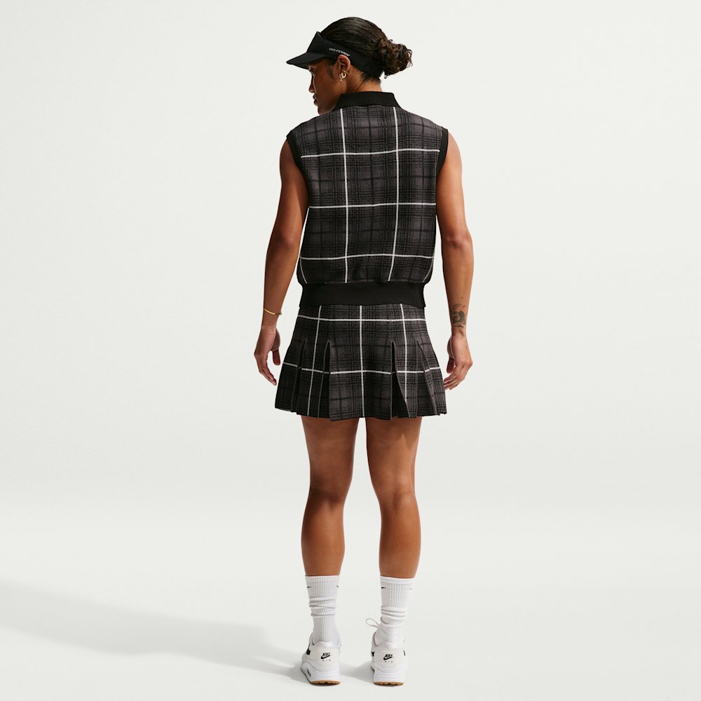 Nike Fairway Fresh Women's Plaid Golf Sweater Skirt