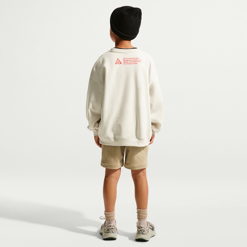 Nike ACG Big Kids' Yeti Crewneck Fleece Top
