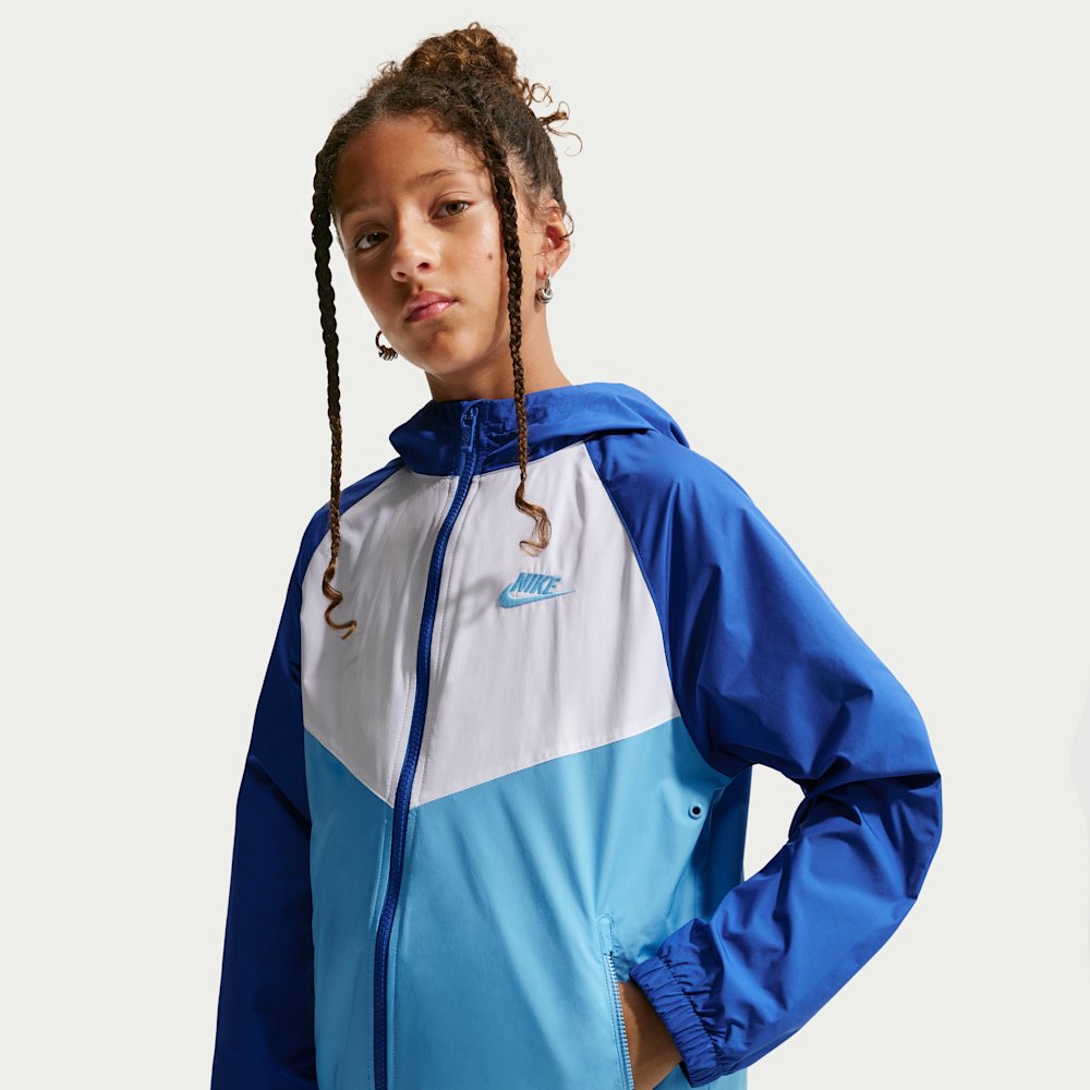 Nike Sportswear Windrunner Big Kids' Hooded Repel Jacket