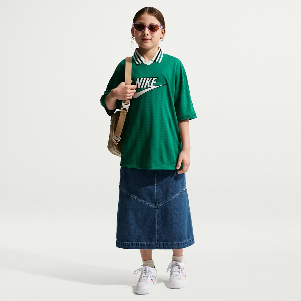 Nike Sportswear Big Kids' Denim Midi Skirt