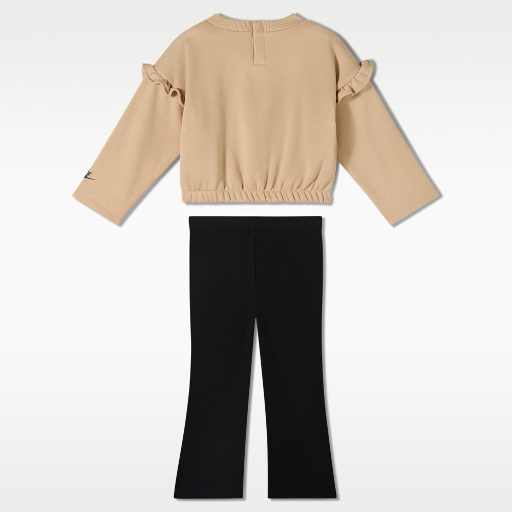 Nike Baby (12-24M) Ruffle Crew and Flared Leggings Set