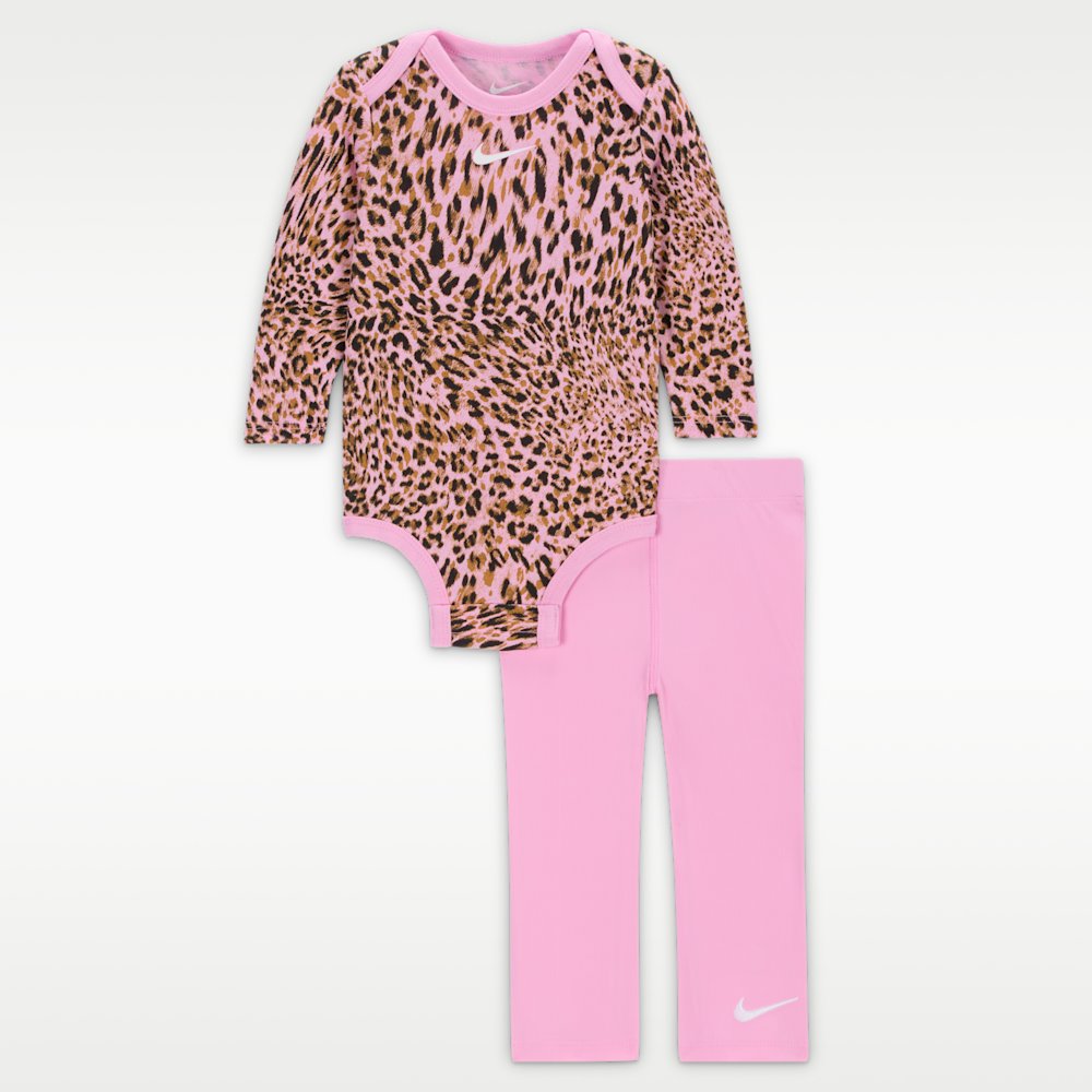 Nike Baby (0-6M) Bodysuit and Flared Leggings Set